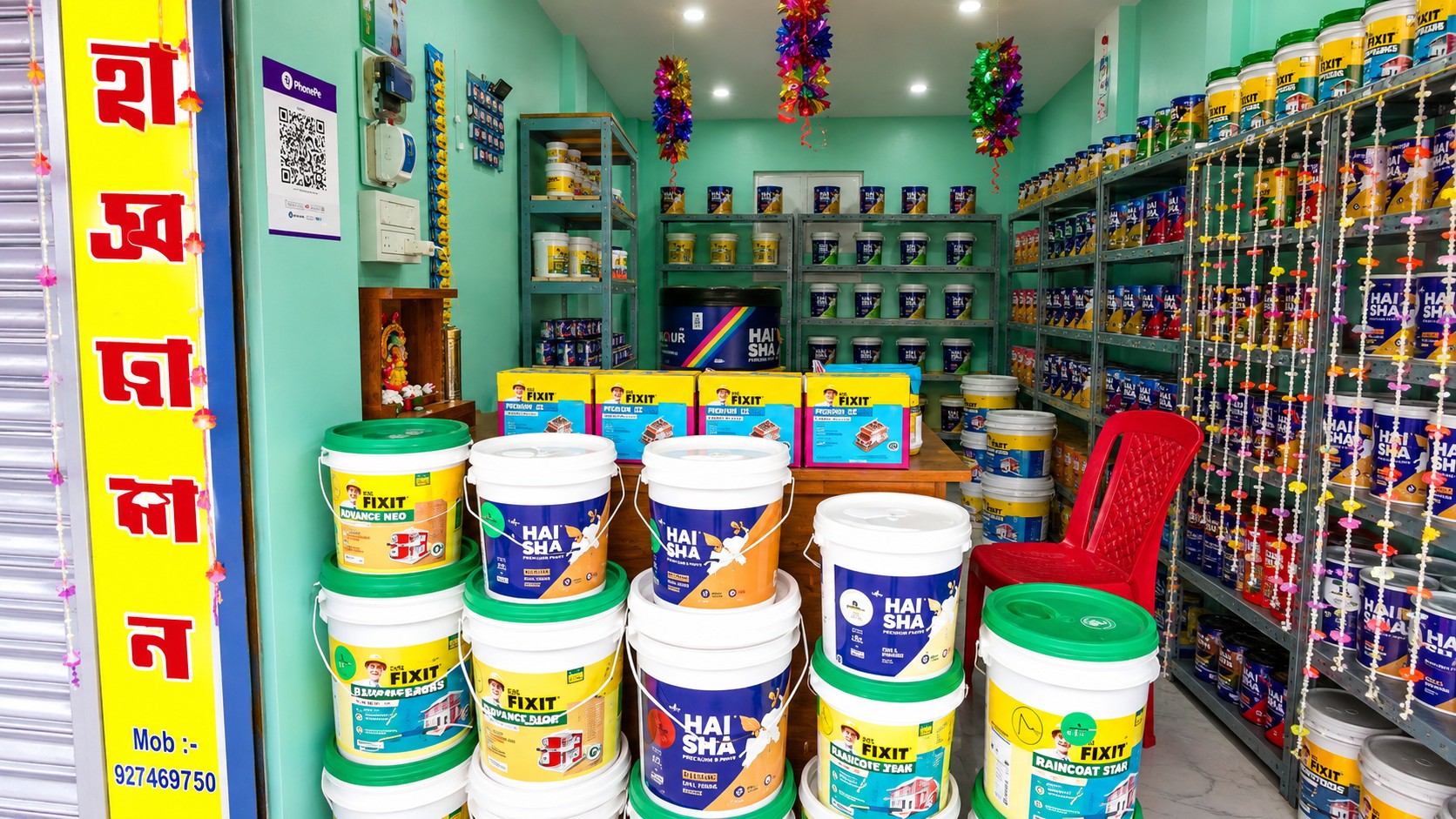 Inside the counter at Kanthal Beria More